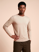 Carregar imagem no visualizador da galeria, Gallery: Uv Line T-Shirt For Men Longsleeve New Fit Masc Sand Upf50+