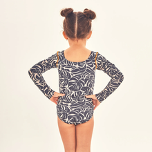 Carregar imagem no visualizador da galeria, Model Back: Uv Line Girl's One-Piece Swimsuit Girl Tucano Upf50+