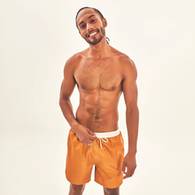 Carregar imagem no visualizador da galeria, Gallery: Uv Line Short For Men / Bermuda Shorts Boxer Ocre Upf50+
