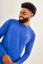 Carregar imagem no visualizador da galeria, Image 04: Uv Line Rash Guard Longsleeve Uvpro Brasil Masc Cobalto Upf50+