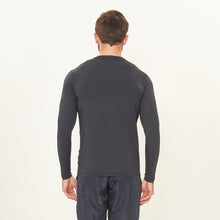 Carregar imagem no visualizador da galeria, Model Back: Uv Line Rash Guard Longsleeve Uv X Pro Preto Upf50+