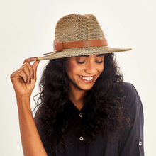 Carregar imagem no visualizador da galeria, Image 04: Uv Line Fedora Hat Hat Giovana Imp Fem Mescla Upf50+