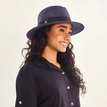 Carregar imagem no visualizador da galeria, Image 04: Uv Line Panama Hat Hat Shanghai Imp Uni Navy Blue Upf50+