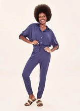 Carregar imagem no visualizador da galeria, Image 05: Uv Line Beach Trousers Pants Fem Basic Navy Blue Upf50+