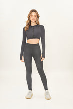 Carregar imagem no visualizador da galeria, Image 04: Uv Line Fitness Bottom Legging Fit Aspen Black Upf50+