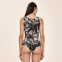 Carregar imagem no visualizador da galeria, Model Back: Uv Line One-Piece Mirela Coqueiros Bege Upf50+
