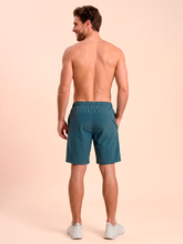 Carregar imagem no visualizador da galeria, Model Back: Uv Line Short For Men / Bermuda Shorts New Fit Masc Steel Upf50+