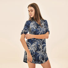 Carregar imagem no visualizador da galeria, Image 02: Uv Line Shirtdress Shirtdress Coqueiros Marinho Upf50+