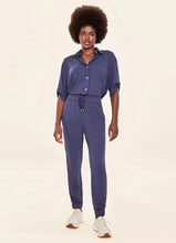 Carregar imagem no visualizador da galeria, Image 04: Uv Line Beach Trousers Pants Fem Basic Navy Blue Upf50+
