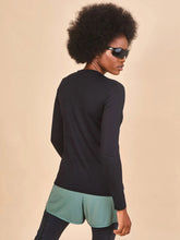 Carregar imagem no visualizador da galeria, Image 04: Uv Line Rash Guard Longsleeve Fem Skin Infratherm Preto Upf50+