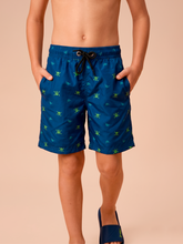 Carregar imagem no visualizador da galeria, Gallery: Uv Line Boy's Swimwear Shorts Acqua Kids Pirates Fun Upf50+