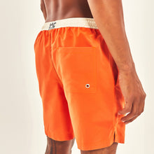 Carregar imagem no visualizador da galeria, Image 05: Uv Line Short For Men / Bermuda Shorts Boxer Orange Upf50+