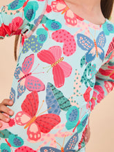 Carregar imagem no visualizador da galeria, Image 04: Uv Line Girl's One-Piece Swimsuit Girl Borboletinha Upf50+