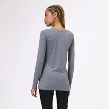 Carregar imagem no visualizador da galeria, Model Back: Uv Line Fitness Top Sport Fit Mescla