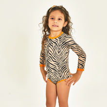 Carregar imagem no visualizador da galeria, Image 02: Uv Line Baby Swimwear Swimsuit Baby Zebra Upf50+