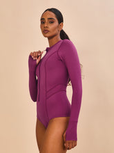 Carregar imagem no visualizador da galeria, Image 03: Uv Line One-Piece Swimsuit Macae Magenta Upf50+