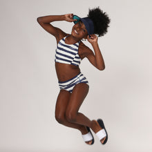 Carregar imagem no visualizador da galeria, Image 02: Uv Line Girl's Two-Piece Bikini Set Listras Upf50+