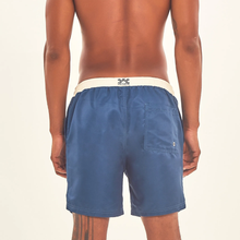 Carregar imagem no visualizador da galeria, Model Back: Uv Line Short For Men / Bermuda Shorts Boxer Aco Off White Upf50+