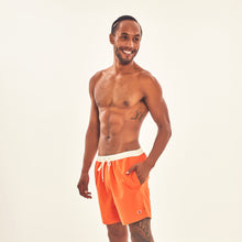Carregar imagem no visualizador da galeria, Image 03: Uv Line Short For Men / Bermuda Shorts Boxer Orange Upf50+