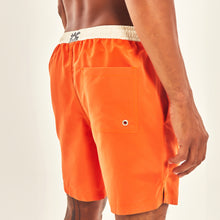 Carregar imagem no visualizador da galeria, Image 05: Uv Line Short For Men / Bermuda Shorts Boxer Orange Upf50+