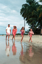 Carregar imagem no visualizador da galeria, Image 06: Uv Line Girl's One-Piece Swimsuit Girl Marcela Fuchsia White Upf50+