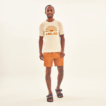 Carregar imagem no visualizador da galeria, Model Front: Uv Line Fitness Top T-Shirt Solar Off White Upf50+