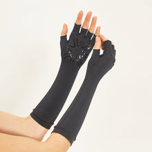 Carregar imagem no visualizador da galeria, Image 06: Uv Line Glove Long Gloves Uni Black Upf50+
