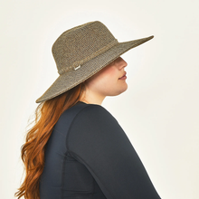 Carregar imagem no visualizador da galeria, Model Back: Uv Line Floppy Hat Hat Jurere Imp Fem Mescla Upf50+
