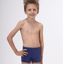 Carregar imagem no visualizador da galeria, Image 05: Uv Line Boy's Swimwear Trunks Kids F Inf Navy Blue Upf50+
