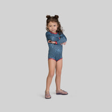 Carregar imagem no visualizador da galeria, Image 03: Uv Line Baby Swimwear Macaquinho Baby Listras Upf50+
