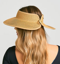 Carregar imagem no visualizador da galeria, Model Back: Uv Line Visor Visor Siena Imp Fem Wheat Upf50+
