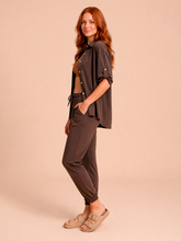 Carregar imagem no visualizador da galeria, Image 03: Uv Line Shirtdress Shirt Copa Brown Upf50+
