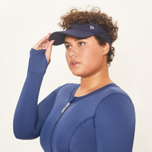 Carregar imagem no visualizador da galeria, Image 03: Uv Line Visor Visor Athletic Dry Fem Navy Blue Upf50+
