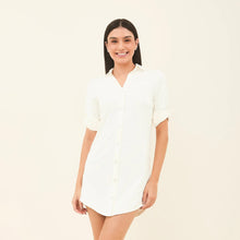 Carregar imagem no visualizador da galeria, Image 04: Uv Line Shirtdress Shirtdress Copenhagen Fem Off White Upf50+
