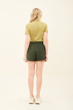 Carregar imagem no visualizador da galeria, Model Back: Uv Line Fitness Bottom Short Race Verde Militar Upf50+
