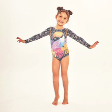 Carregar imagem no visualizador da galeria, Image 04: Uv Line Girl's One-Piece Swimsuit Girl Tucano Upf50+
