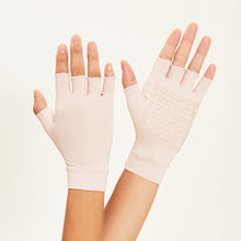 Carregar imagem no visualizador da galeria, Image 02: Uv Line Glove Short Gloves Anti-Aging Uni Nude Upf50+
