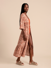 Carregar imagem no visualizador da galeria, Image 03: Uv Line Shirtdress Long Shirtdress Tie Dye Pitanga Upf50+
