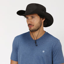 Carregar imagem no visualizador da galeria, Image 02: Uv Line Floppy Hat Safari Preto Upf50+
