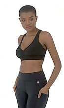 Carregar imagem no visualizador da galeria, Product Front: Uv Line Fitness Top Top Fit Sport Preto Upf50+
