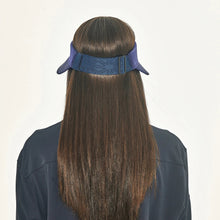 Carregar imagem no visualizador da galeria, Model Back: Uv Line Visor Grecia Navy Fit Upf50+
