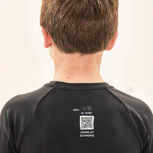 Carregar imagem no visualizador da galeria, Image 04: Uv Line Rash Guard Acqua Qr Code Preto Upf50+
