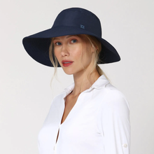 Carregar imagem no visualizador da galeria, Image 02: Uv Line Floppy Hat Hat Lyon Nac L Fem Navy Blue Upf50+
