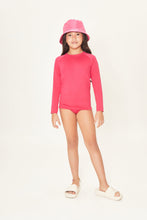 Carregar imagem no visualizador da galeria, Image 04: Uv Line Bucket Hat Basic Kids Pink Rosa Upf50+
