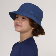 Carregar imagem no visualizador da galeria, Image 02: Uv Line Bucket Hat Hat Basic Kids Inf Navy Blue Upf50+
