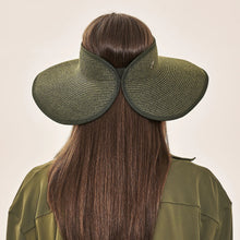 Carregar imagem no visualizador da galeria, Model Back: Uv Line Visor Visor Siena Imp Fem Militar Green Upf50+
