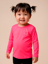 Carregar imagem no visualizador da galeria, Gallery: Uv Line Rash Guard Longsleeve Baby Pink Fluor Upf50+
