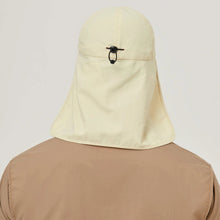 Carregar imagem no visualizador da galeria, Model Back: Uv Line Flap Hat Neck Cap Africa 2021 Masc Sand Upf50+
