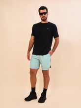 Carregar imagem no visualizador da galeria, Model Front: Uv Line Short For Men / Bermuda Shorts Acqua Boxer Indigo Upf50+

