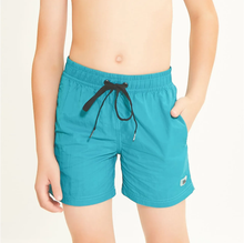 Carregar imagem no visualizador da galeria, Gallery: Uv Line Boy's Swimwear Short Aqua Lucca Petroleo Upf50+
